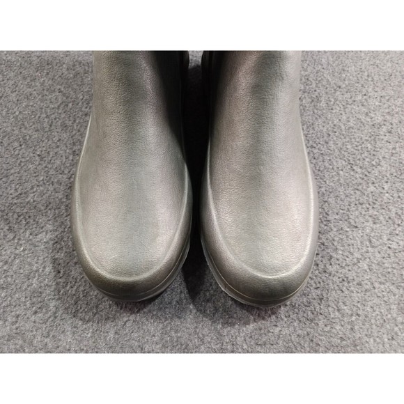 Stylish Women's Gray Winter & Rain Boots - Picture 5 of 12